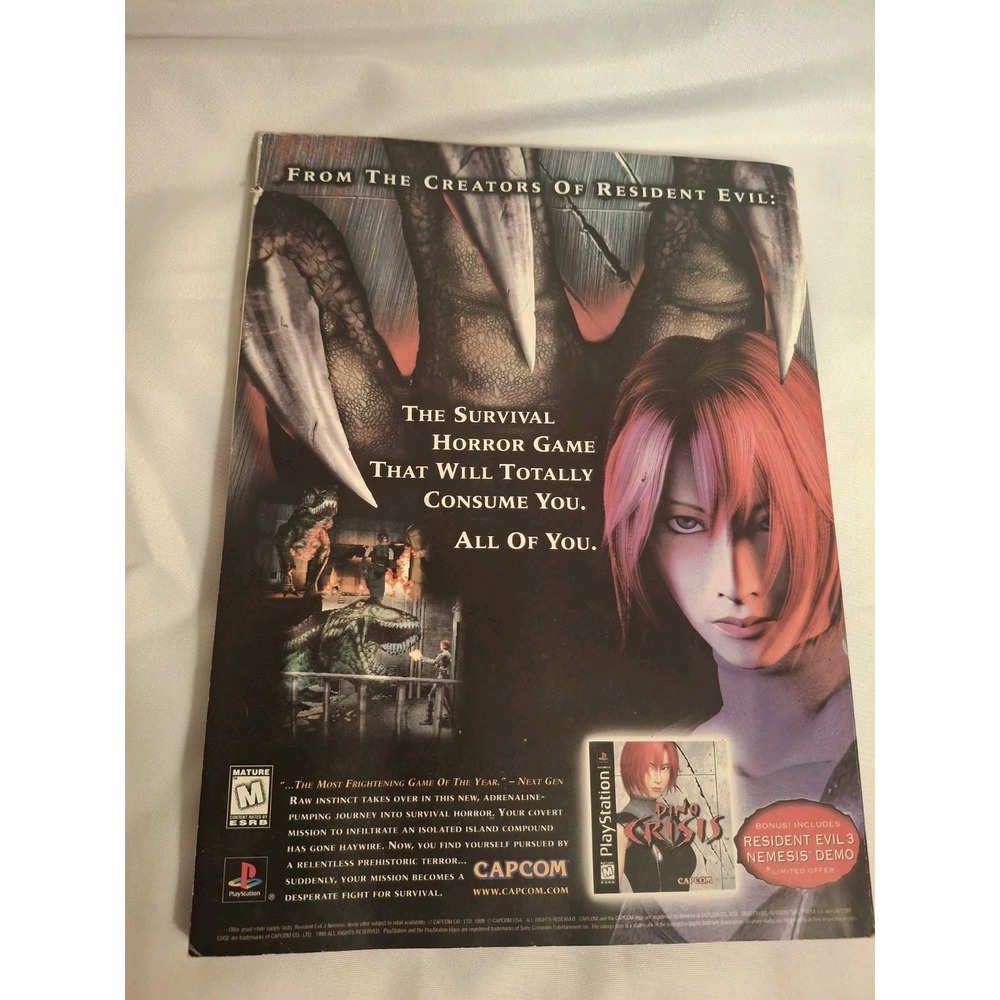 EGM Electronic Gaming October 1999 #123 Spider-Man Magazine Resident Evil 3 Ad - Picture 8 of 16